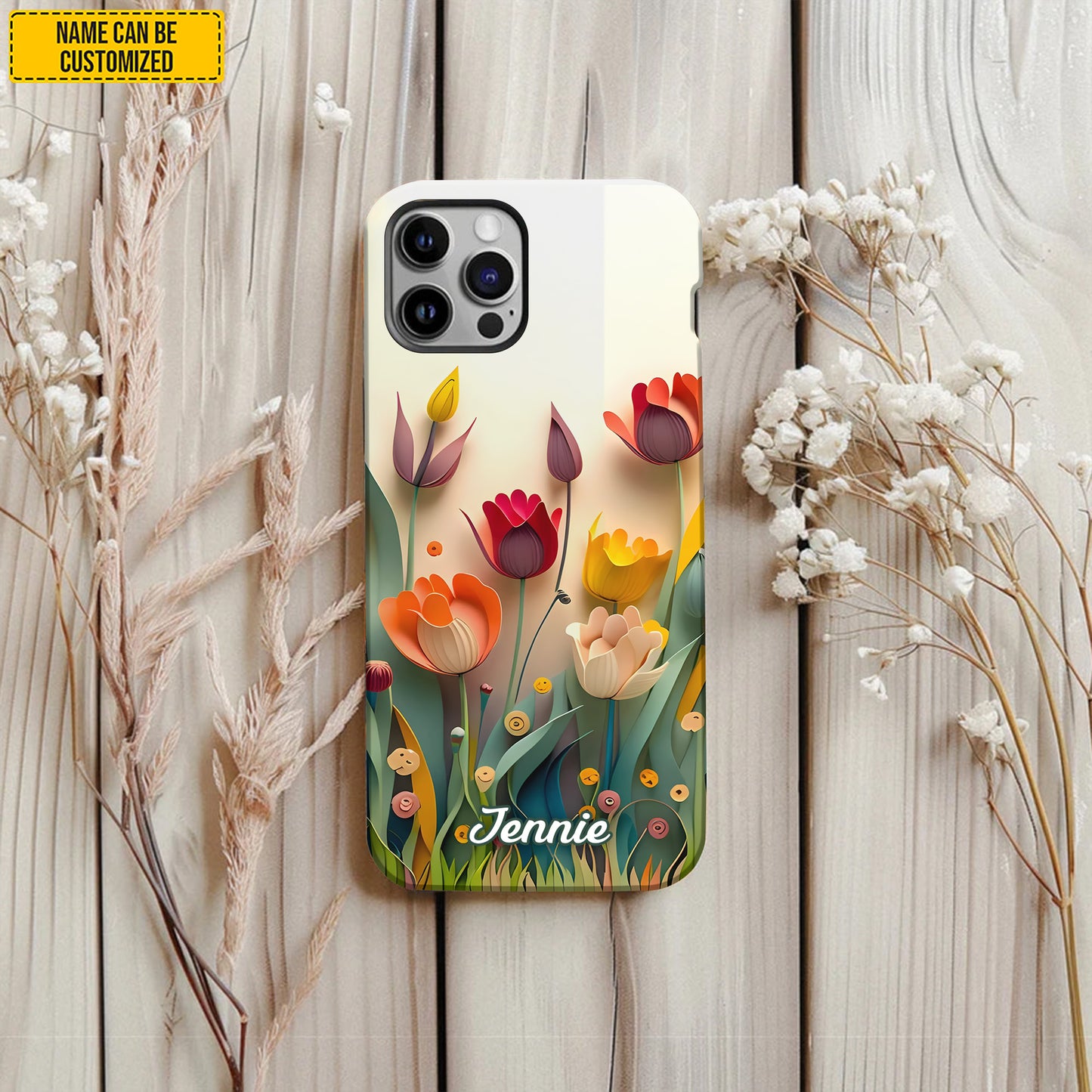 Love Flowers - Personalized Phone Case