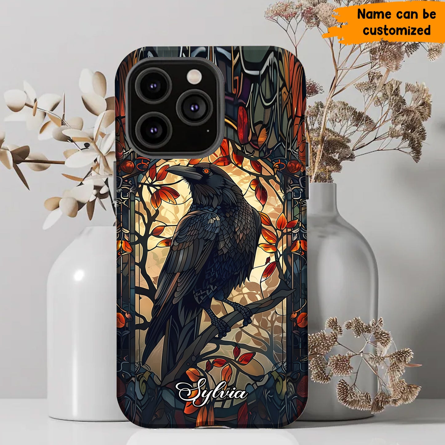 Personalized Raven Phone Case