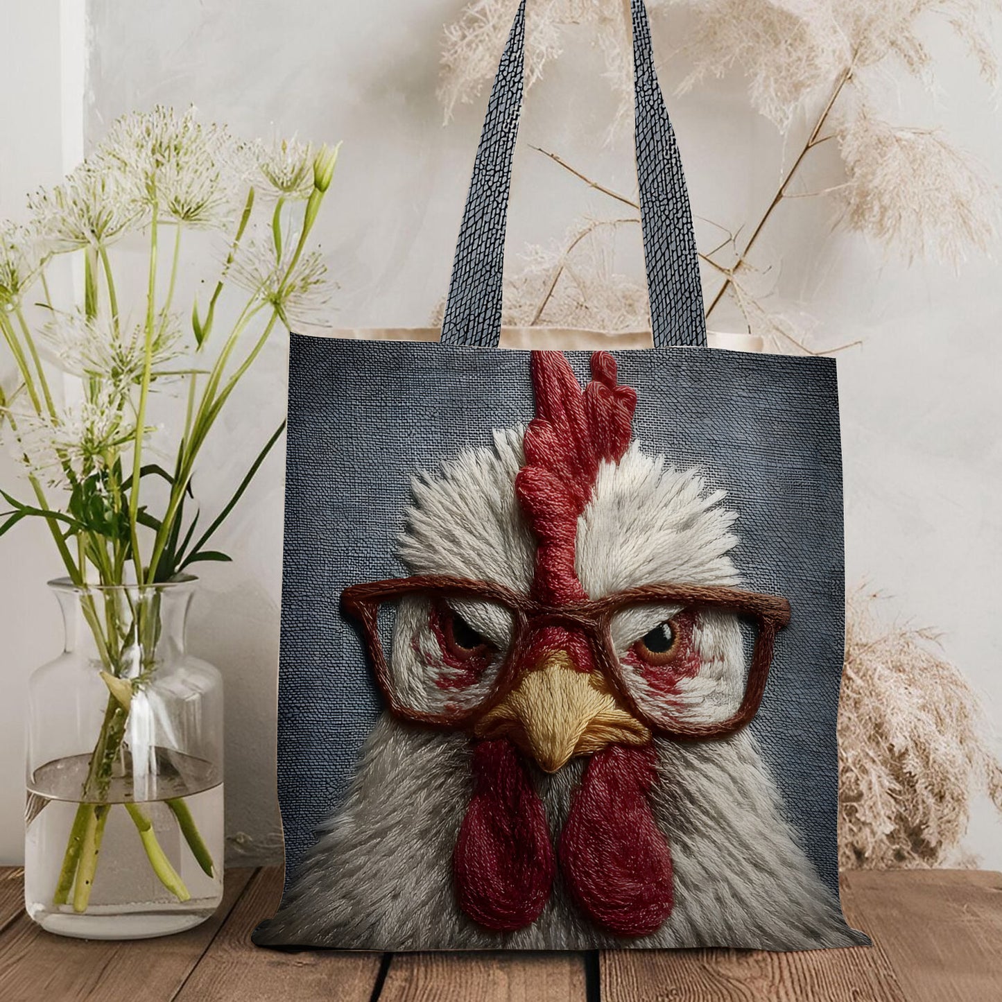 Funny Chicken Tote Bag