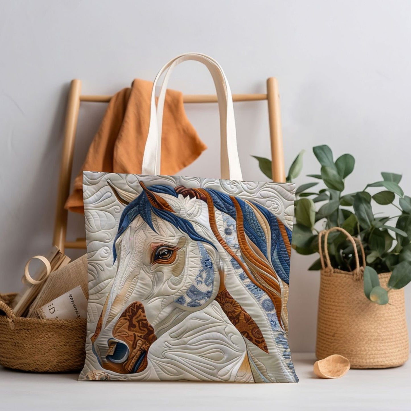 Love Horse - Personalized Horse Tote Bag
