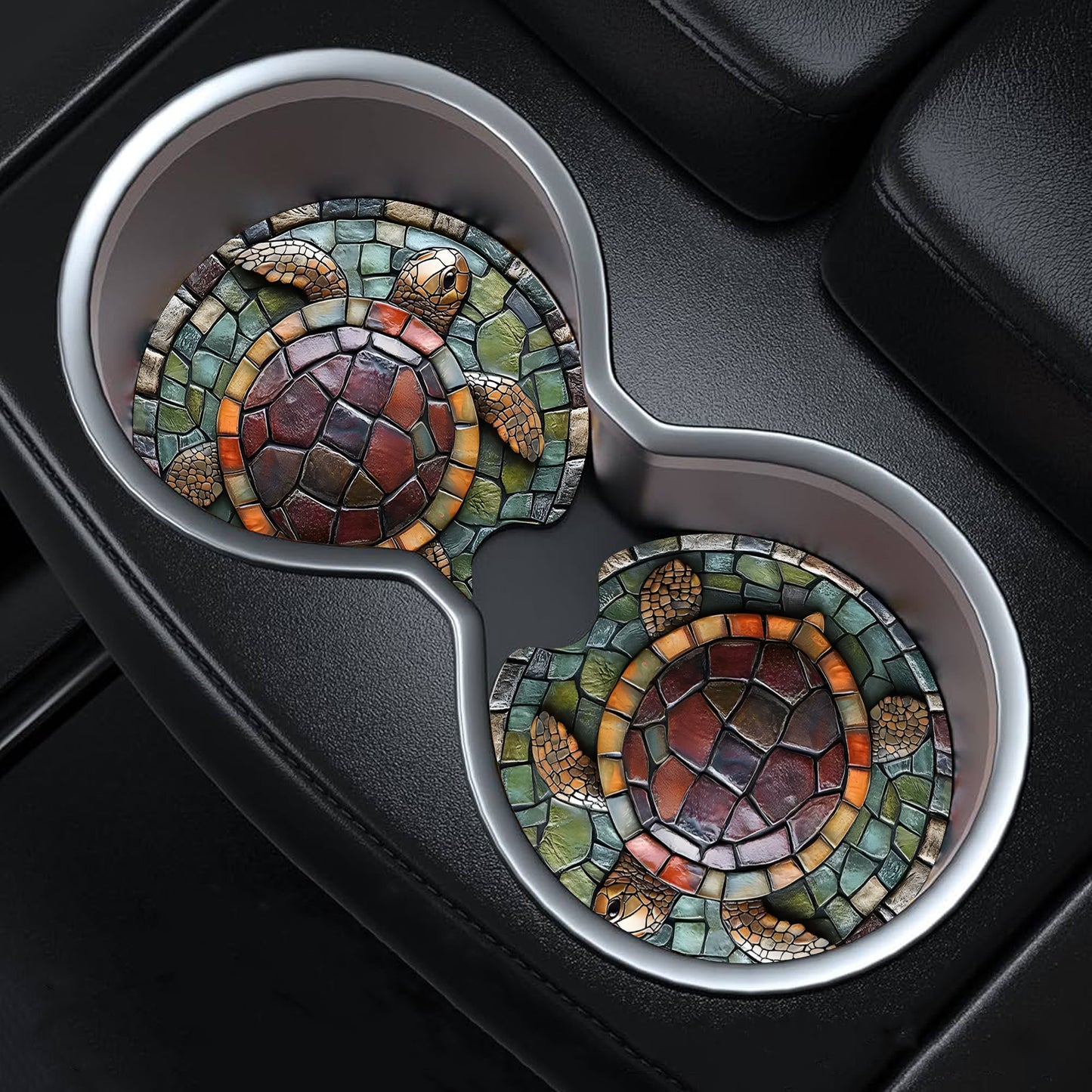 Sea Turtles Mini Decorative Car Coaster