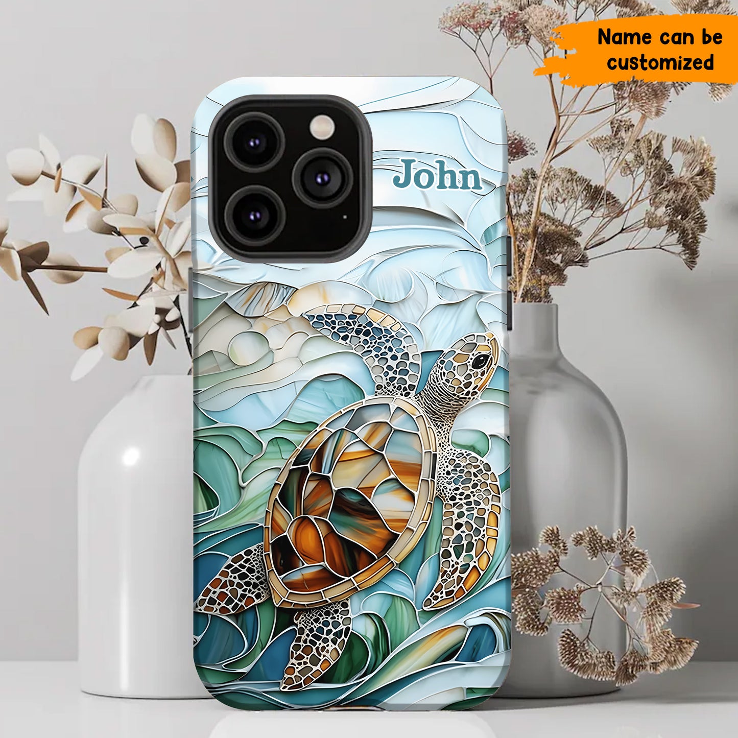 Sea Turtle - Personalized Turtle Phone Case
