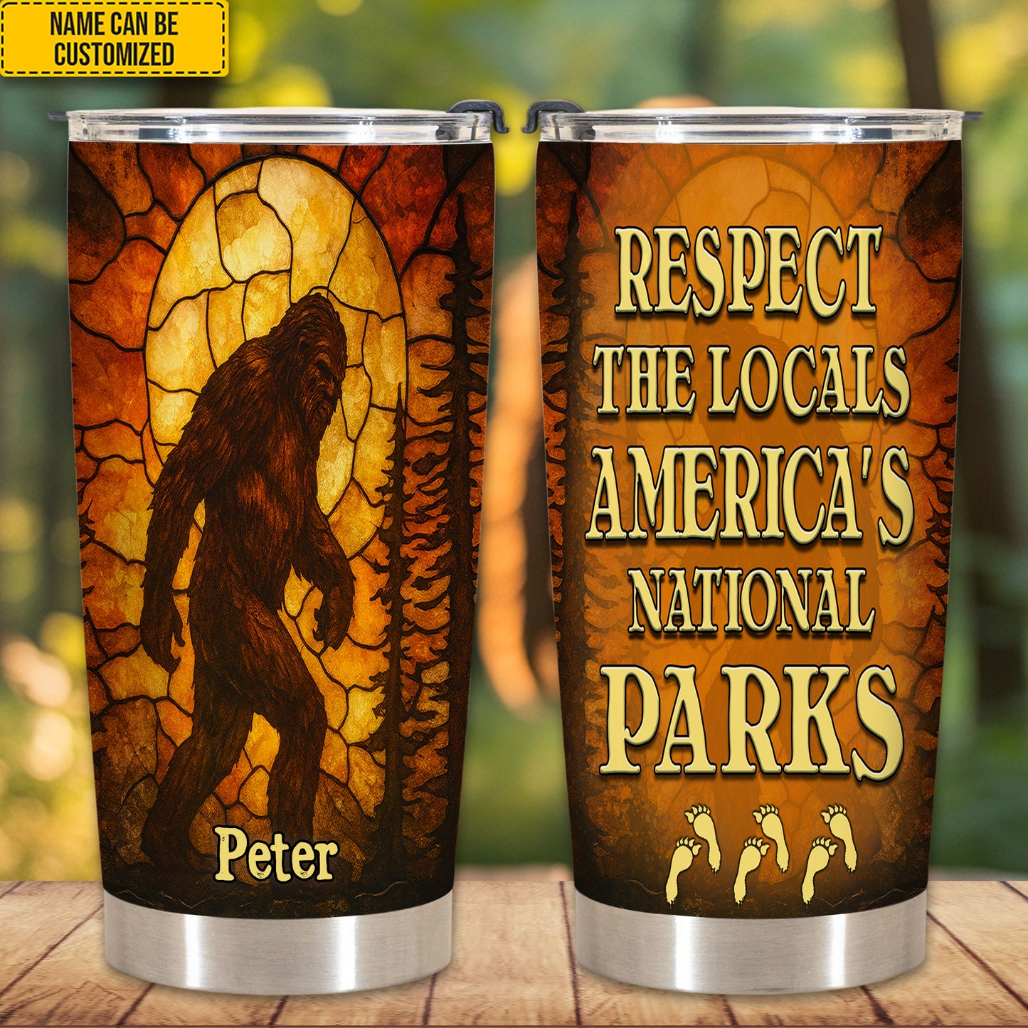 Fall Legend - Personalized Bigfoot Tumbler