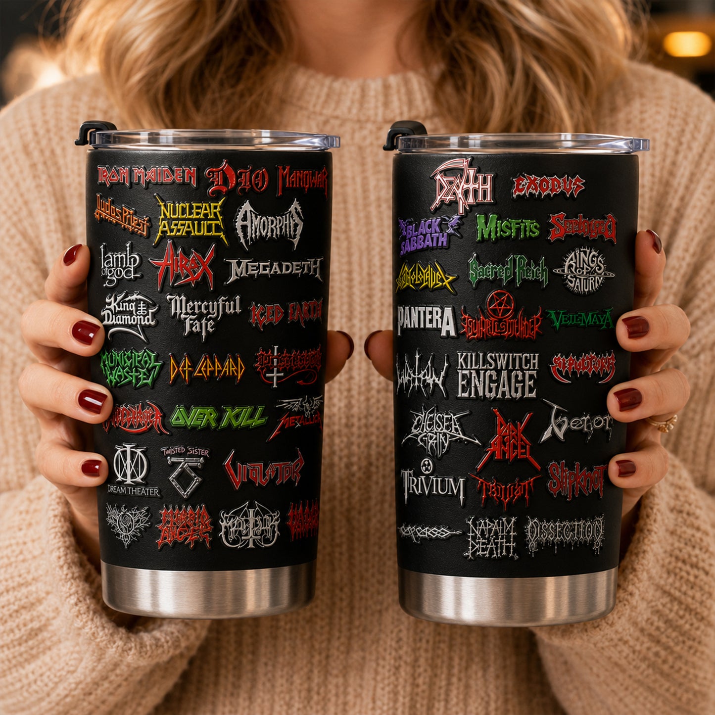 Rock Lovers - Classic Rock Legends Tumbler Version 4