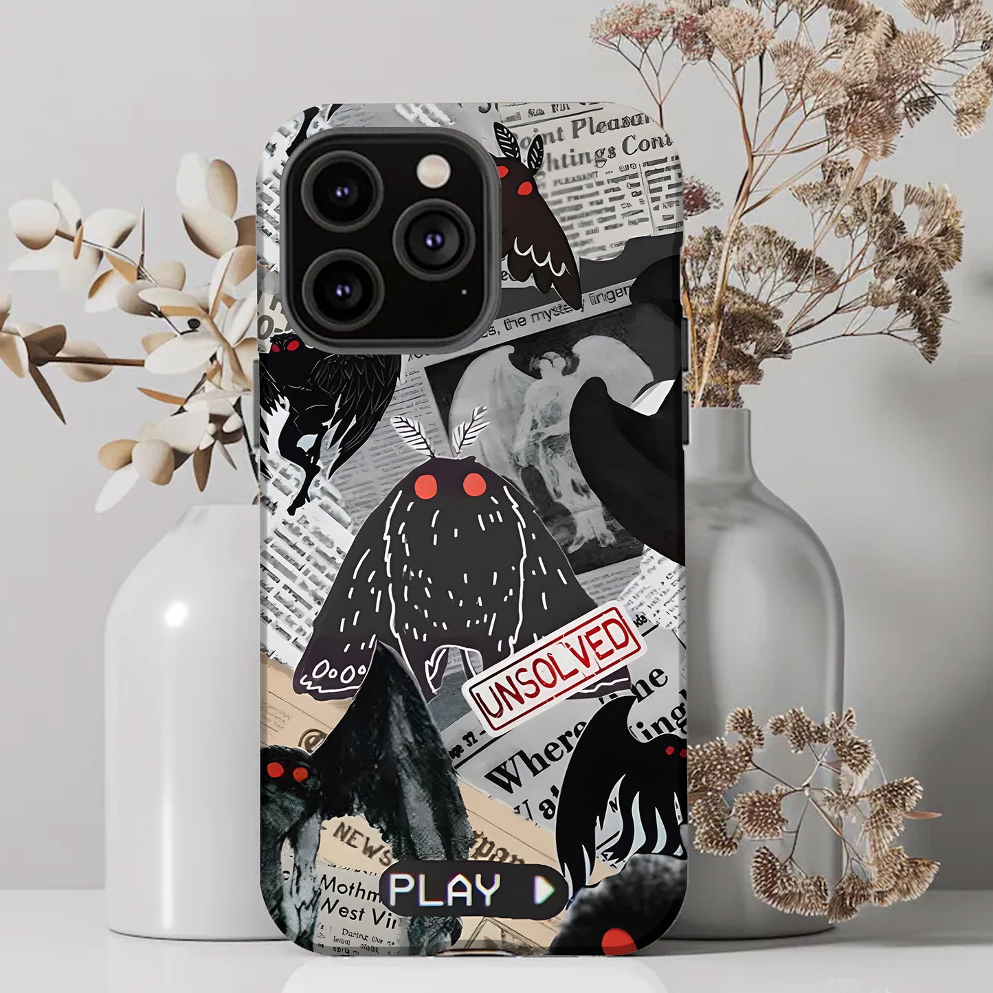 Mothman “Unsolved” Phone Case