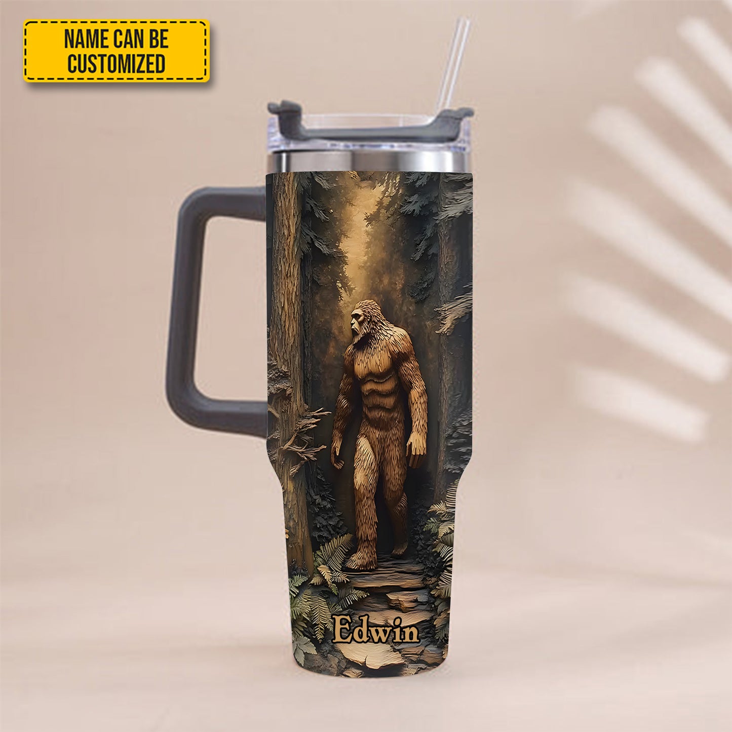 Legend in the Trees – Personalized Sasquatch Tumbler 40oz