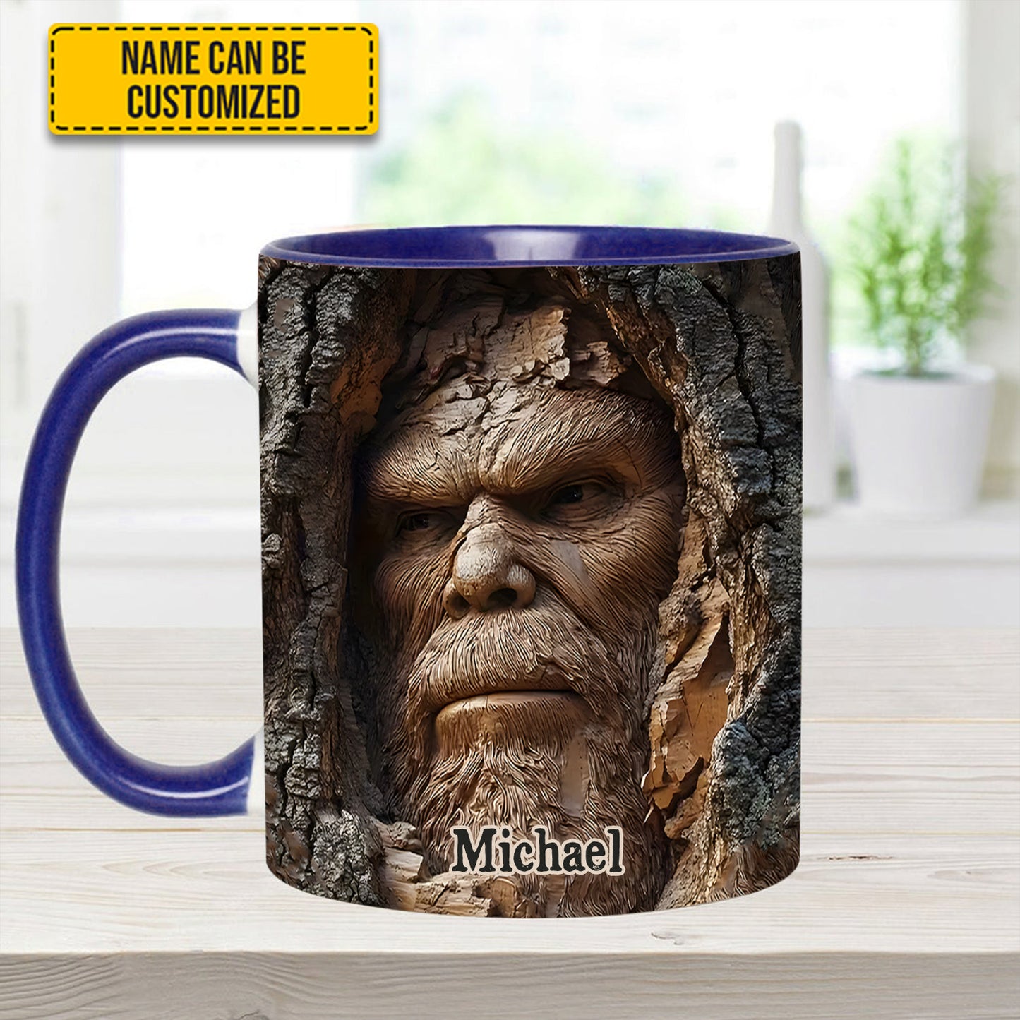 Forest Guardian – Personalized Bigfoot Accent Mug