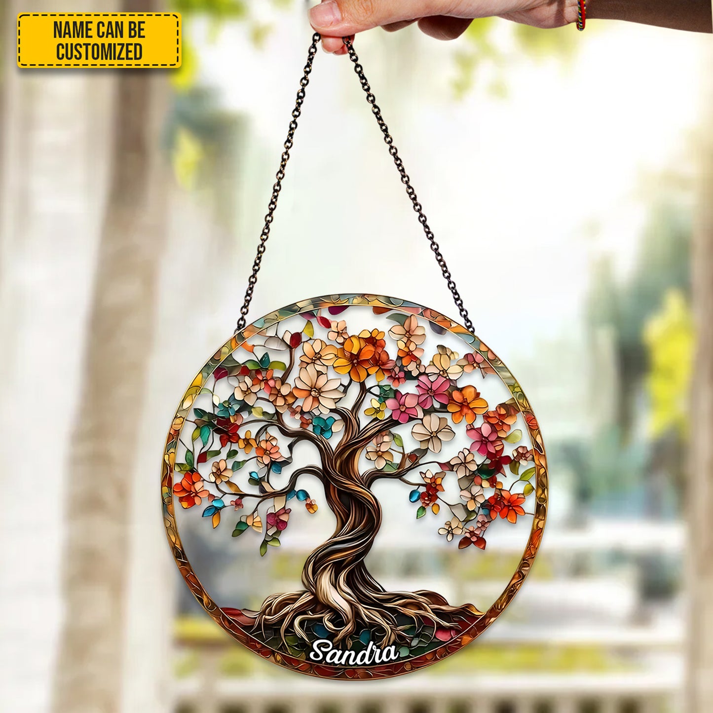 Personalized Tree of Life Acrylic Window