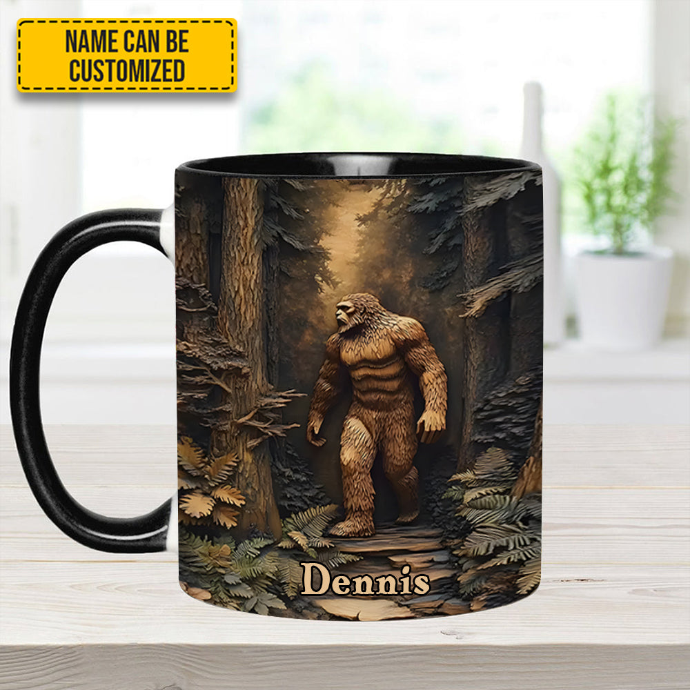 Legend in the Trees – Personalized Sasquatch Accent Mug