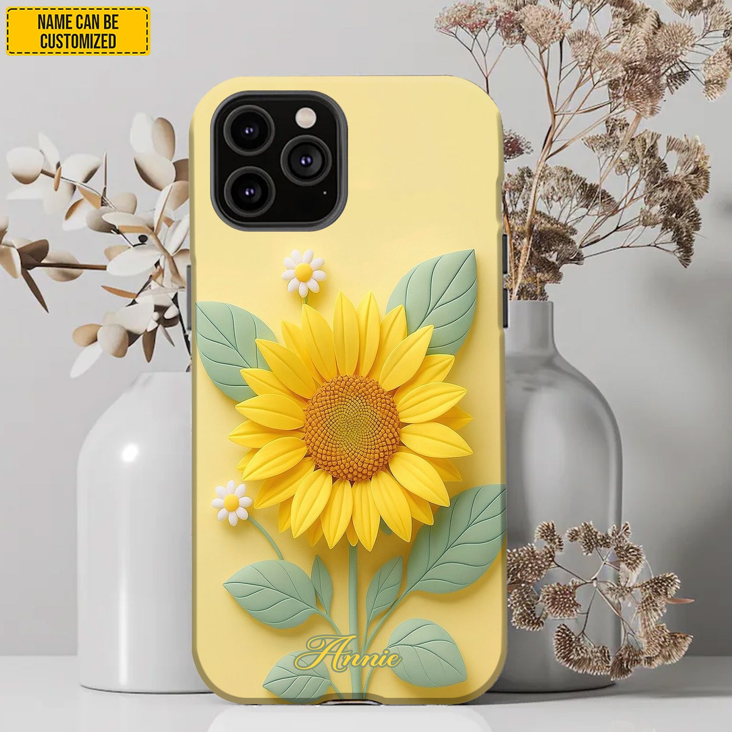 Beautiful Sunflower - Personalized Phone Case