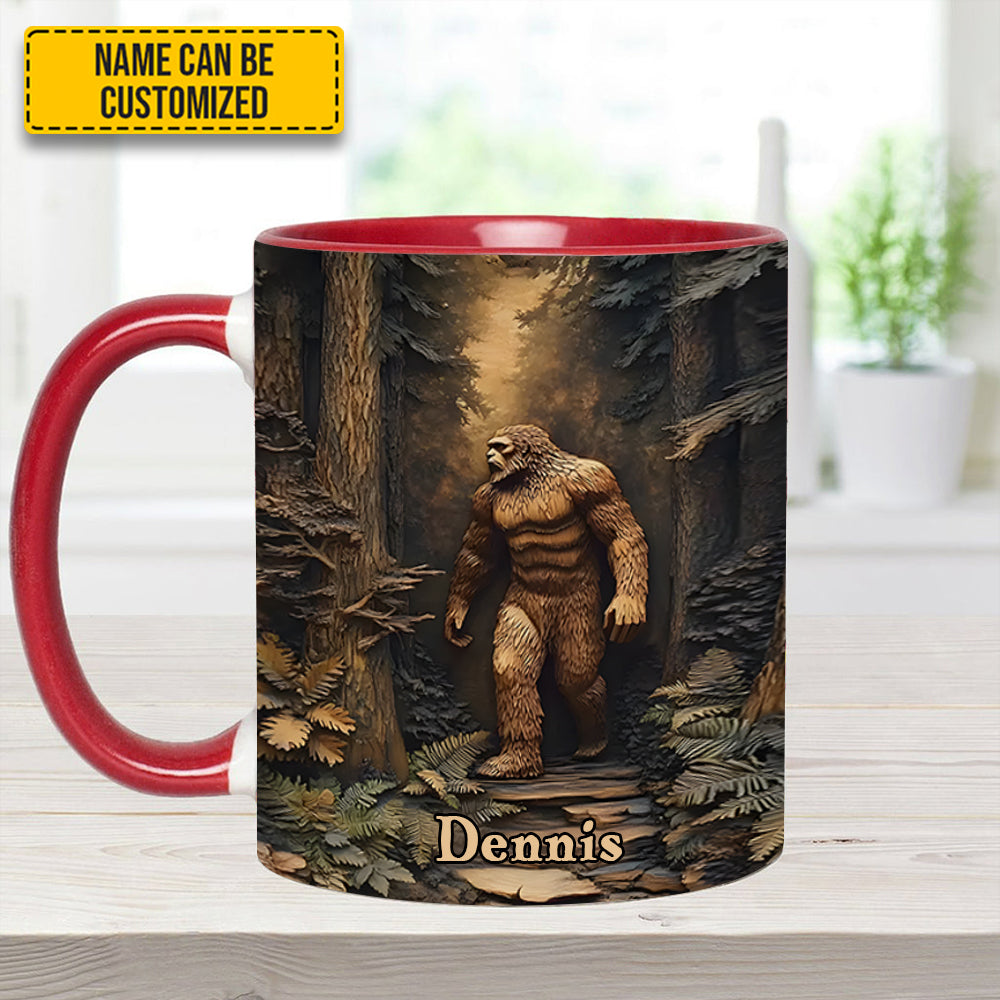 Legend in the Trees – Personalized Sasquatch Accent Mug