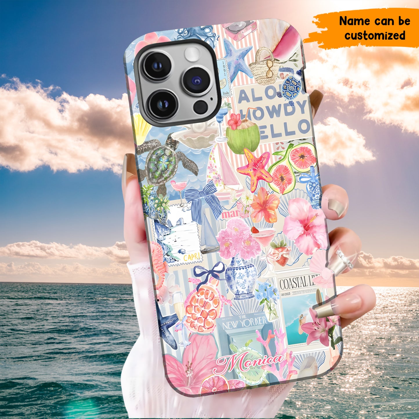 Personalized Sea Animals Ocean Phone Case