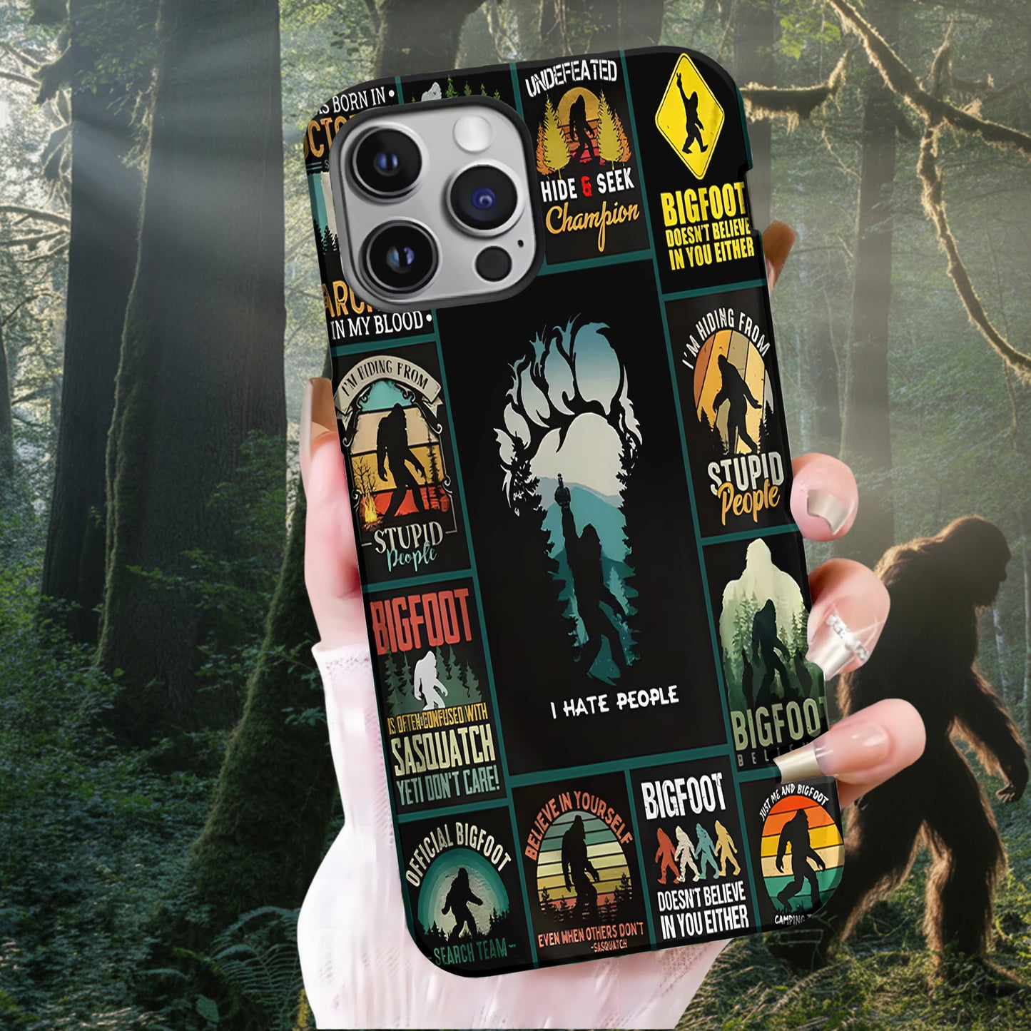 The Funny Bigfoot Collection Phone Case