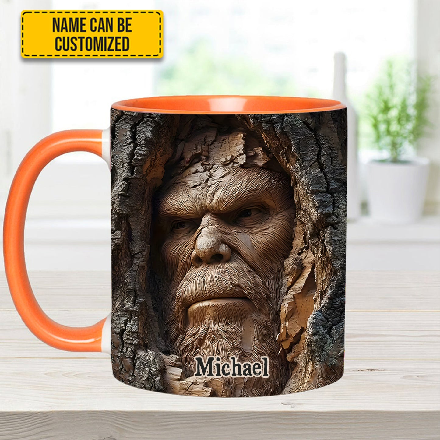 Forest Guardian – Personalized Bigfoot Accent Mug
