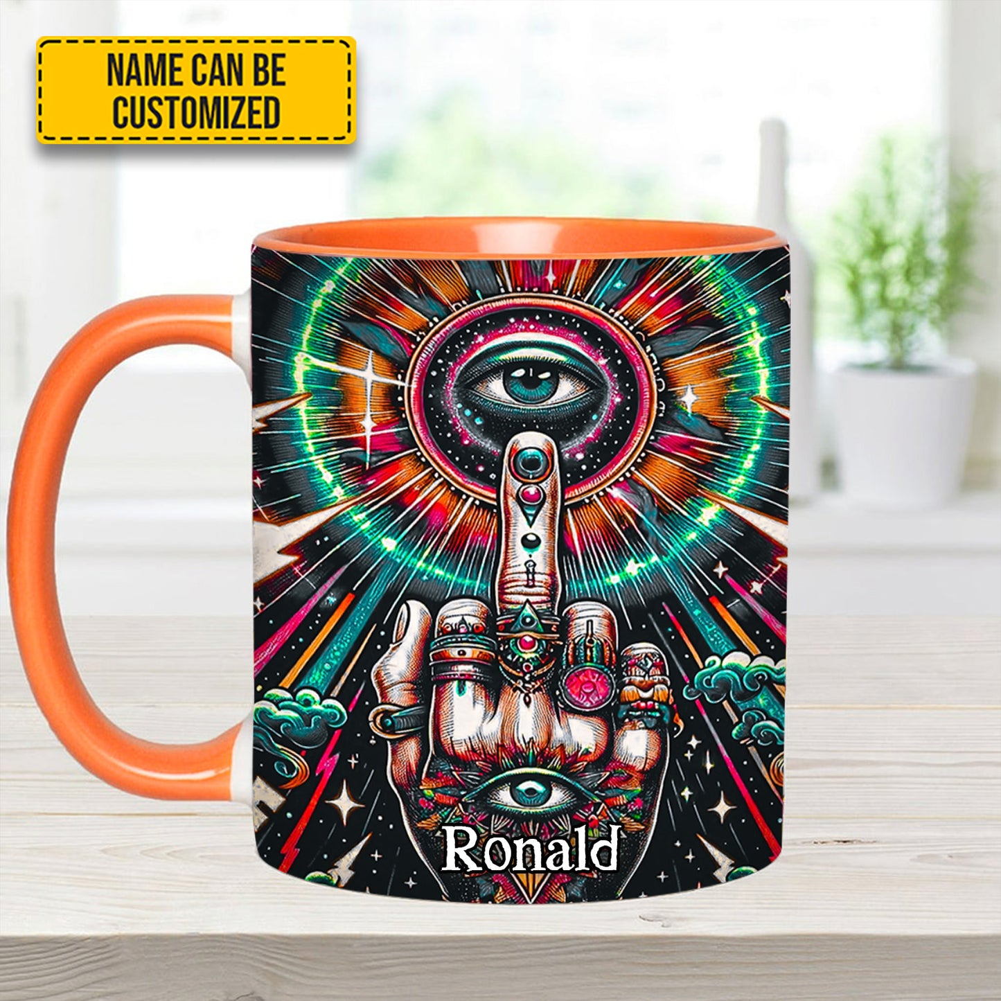 Psychedelic Rock – Personalized Accent Mug
