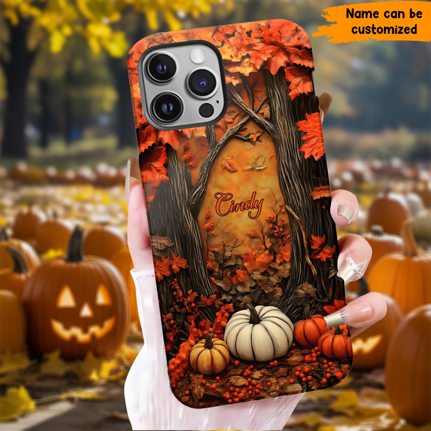 Personalized Autumn Forest Phone Case