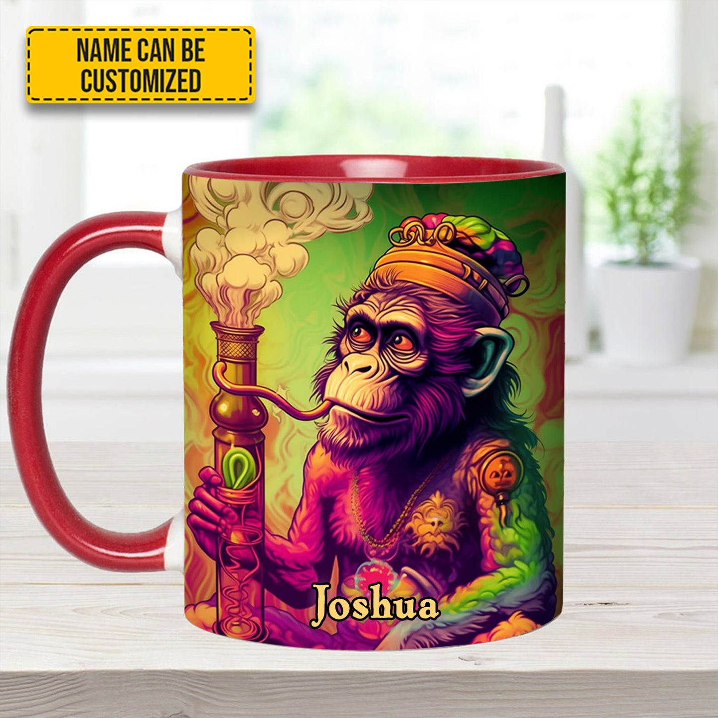 High Vibes – Personalized Psychedelic Accent Mug