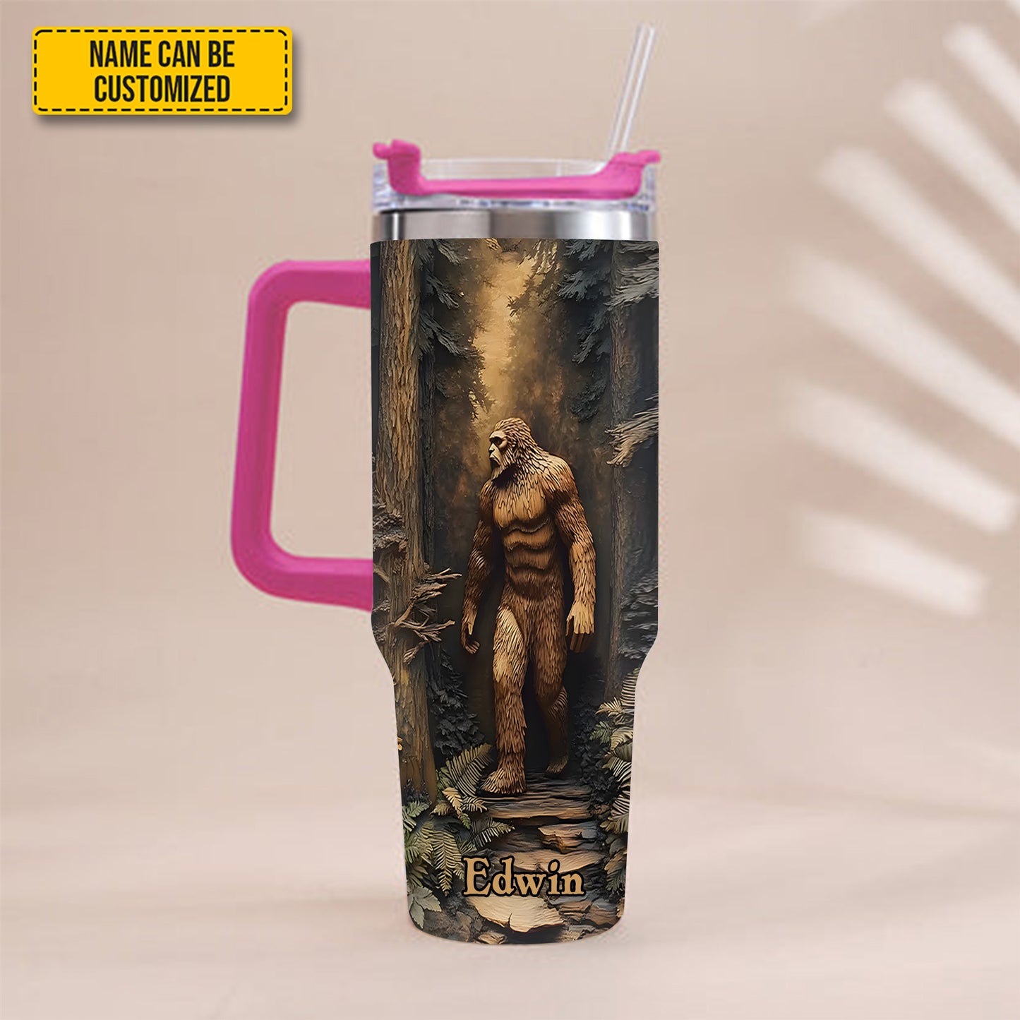 Legend in the Trees – Personalized Sasquatch Tumbler 40oz