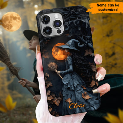 Personalized Midnight Witch Phone Case