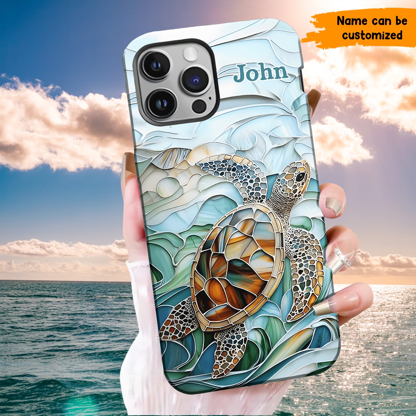 Sea Turtle - Personalized Turtle Phone Case