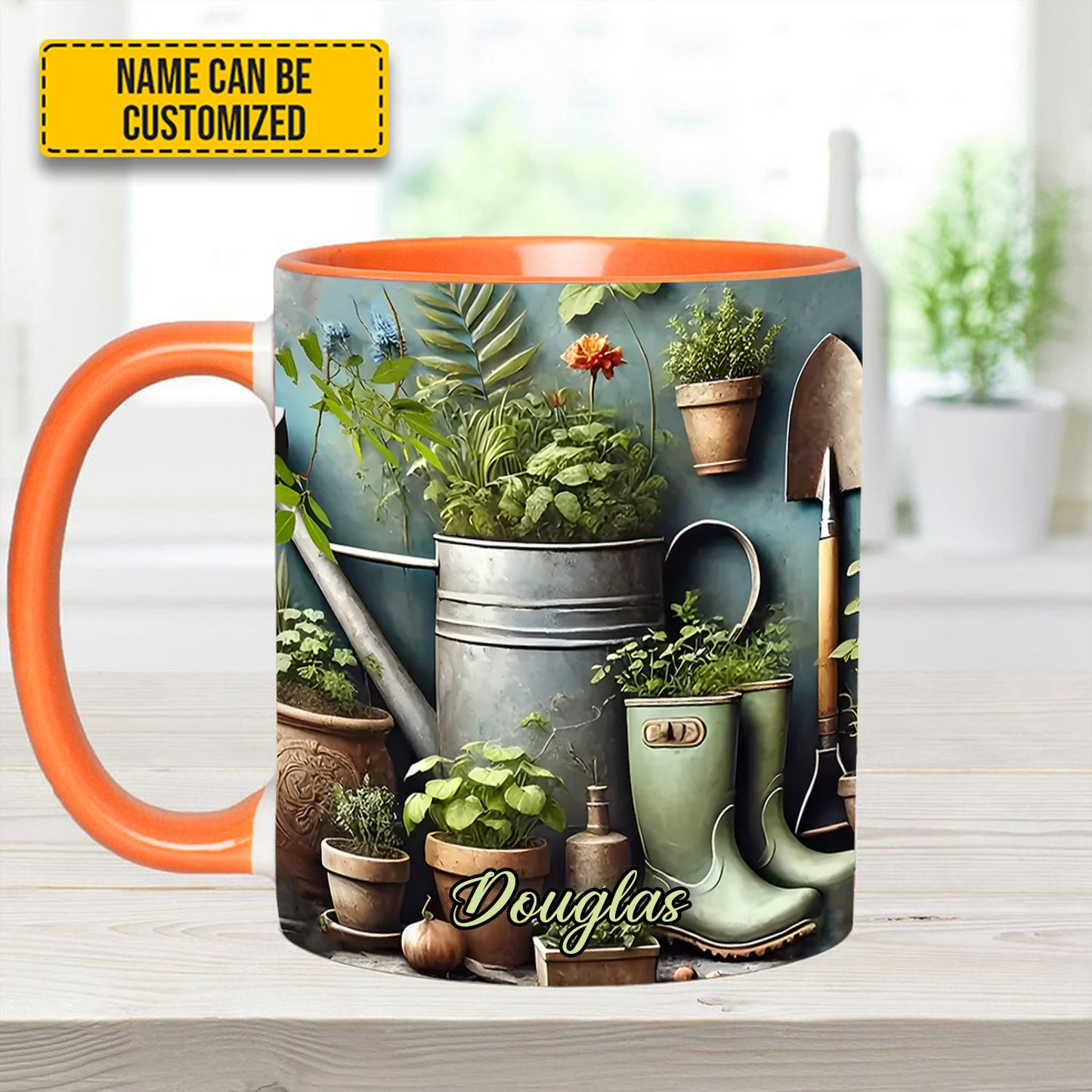 Garden Plant - Personalized Gardening Accent Mug