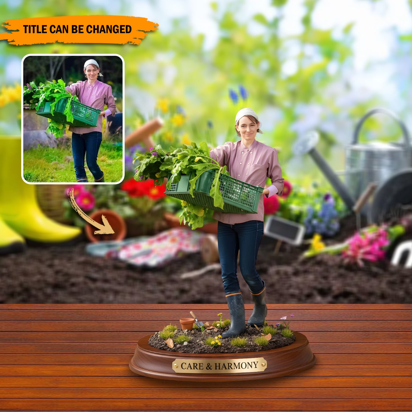 Garden of Moments – Personalized Gardening Acrylic Plaque