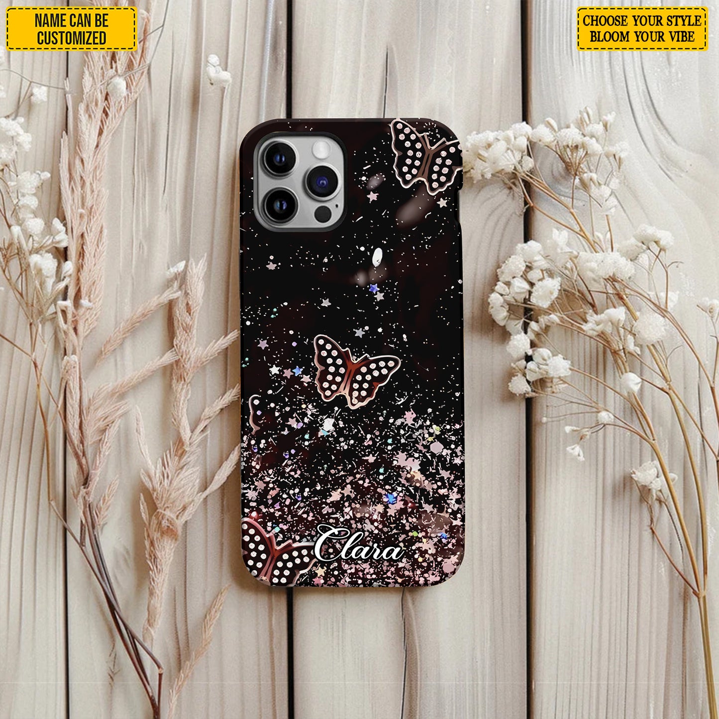 Beautiful Butterfly- Personalized Phone Case