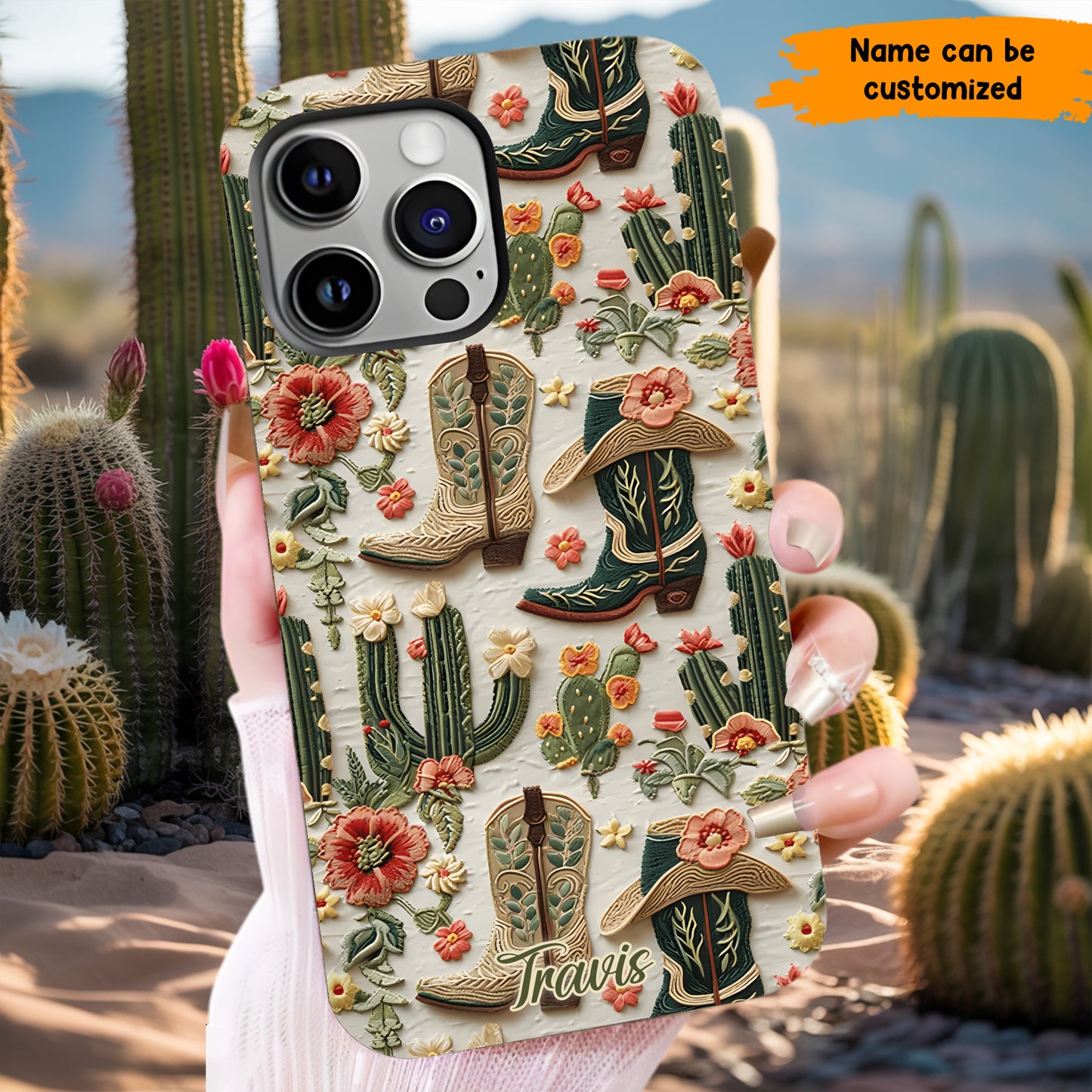 Personalized CowBoy Cowgirl Phone Case