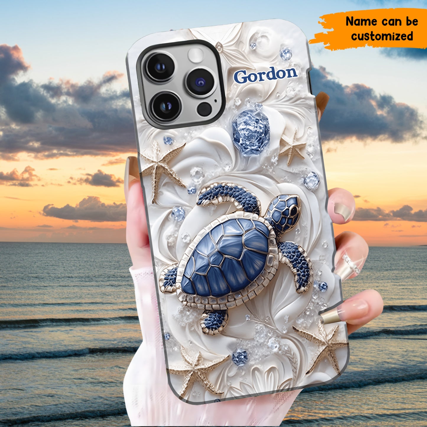 Love Turtle - Personalized Turtle Phone Case
