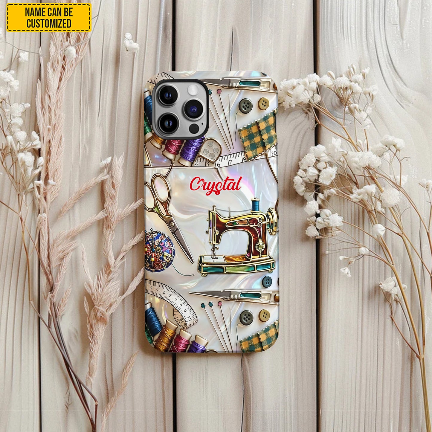Personalized Sewing Lover Phone Case