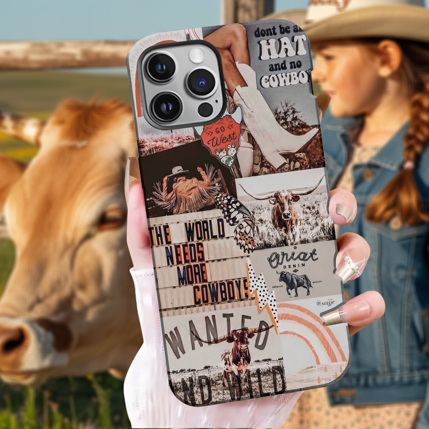 Wild West Spirit – Soft Western Aesthetic Phone Case
