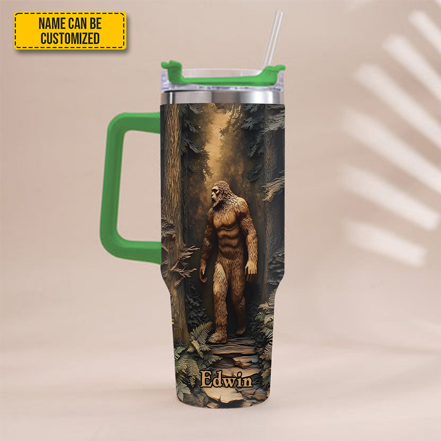 Legend in the Trees – Personalized Sasquatch Tumbler 40oz