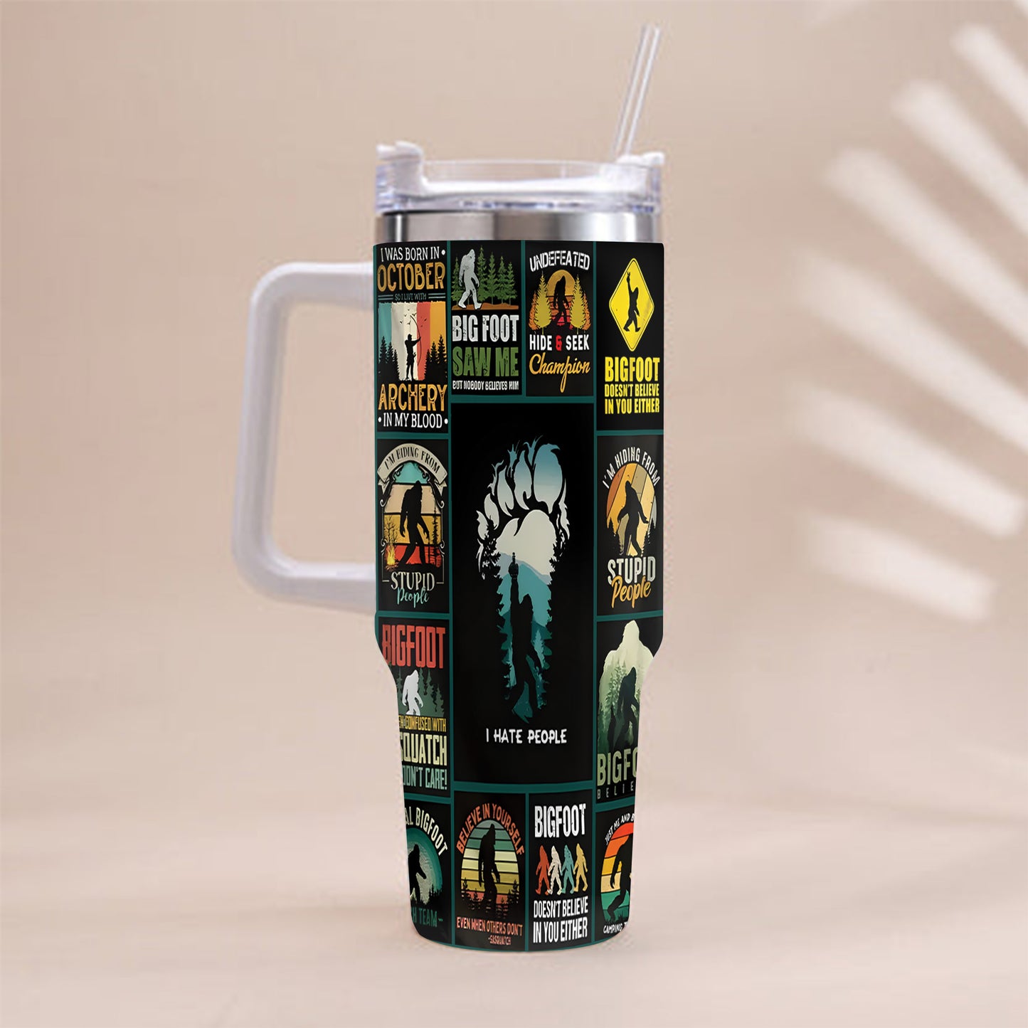 The Funny Bigfoot Collection Tumbler 40oz