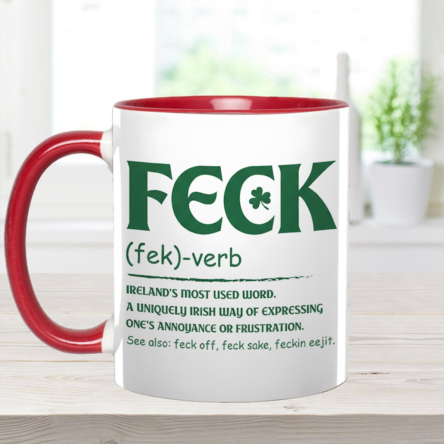 Funny Irish St. Patrick's Day - Accent Mug