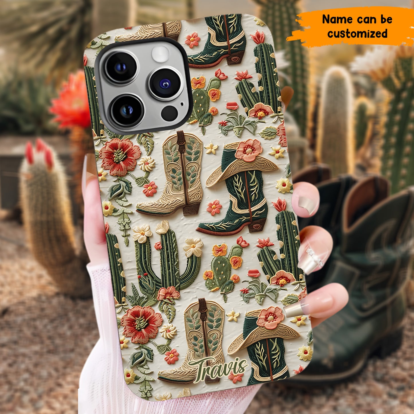 Personalized CowBoy Cowgirl Phone Case
