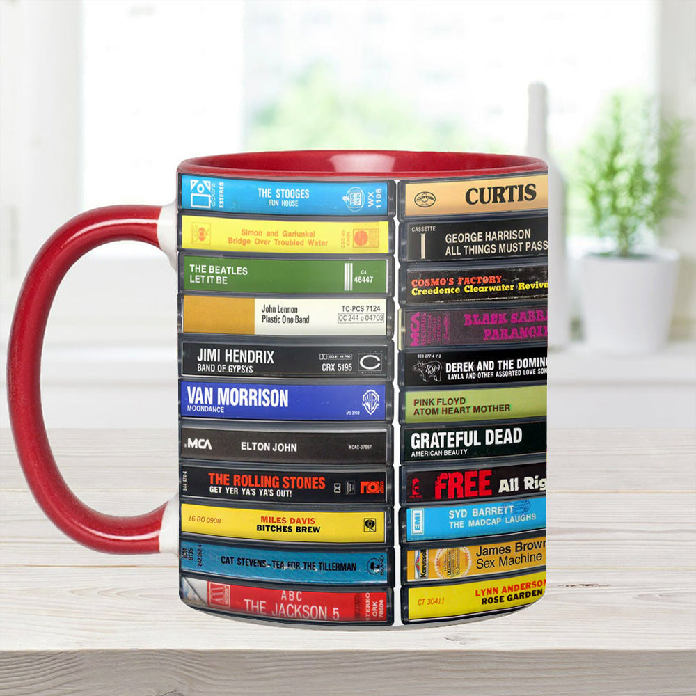 Music from 1970 Cassette Accent Mug