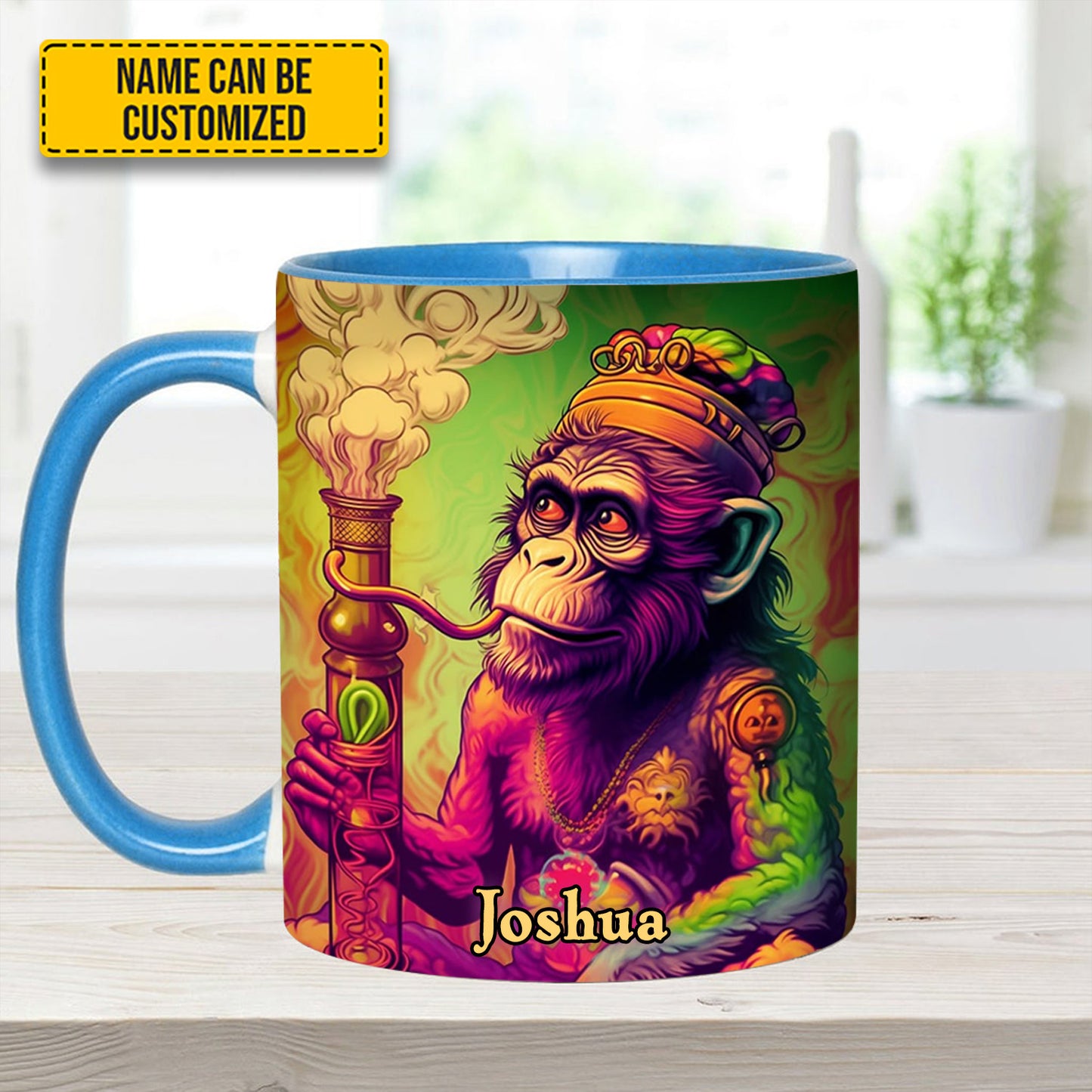 High Vibes – Personalized Psychedelic Accent Mug