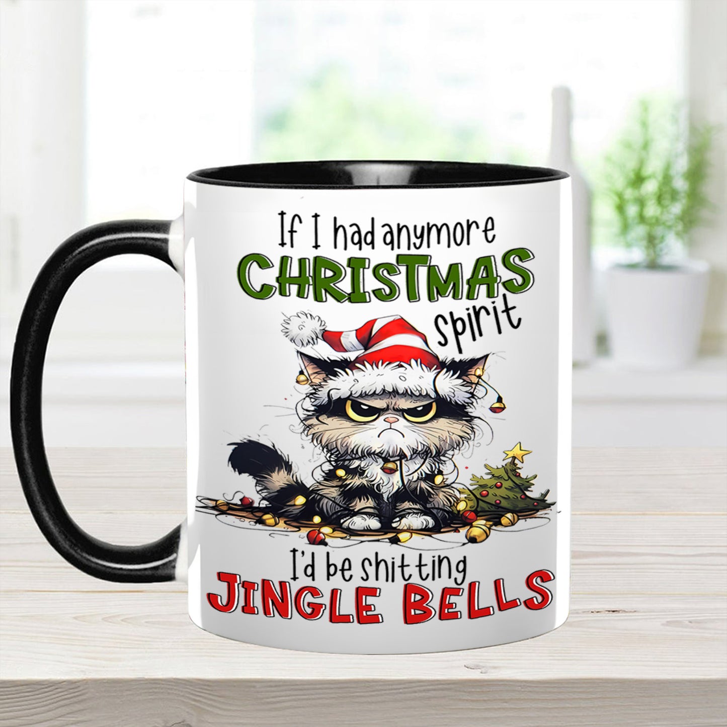 Funny Cat Accent Mug