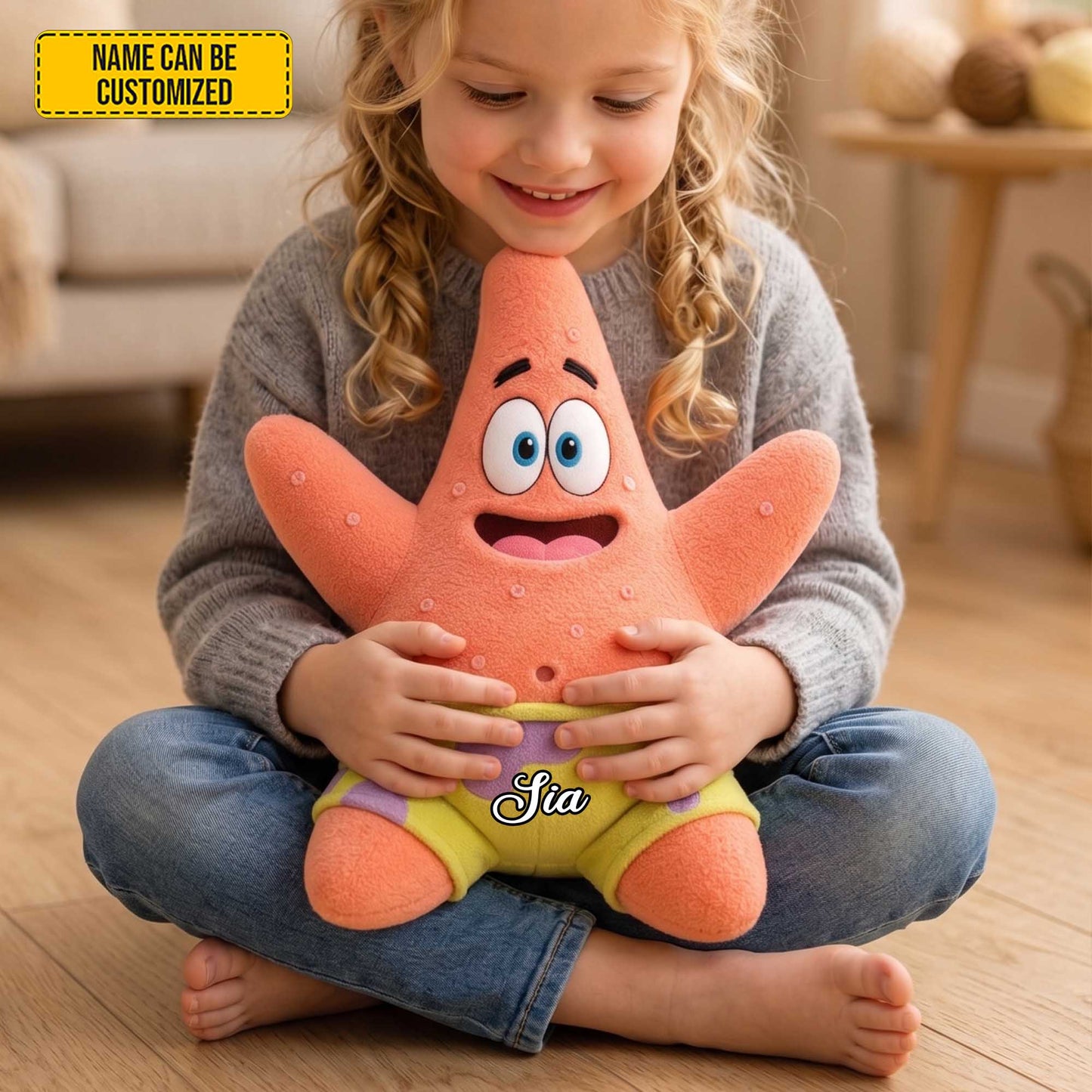 Personalized Cute Starfish Custom Shaped Pillow