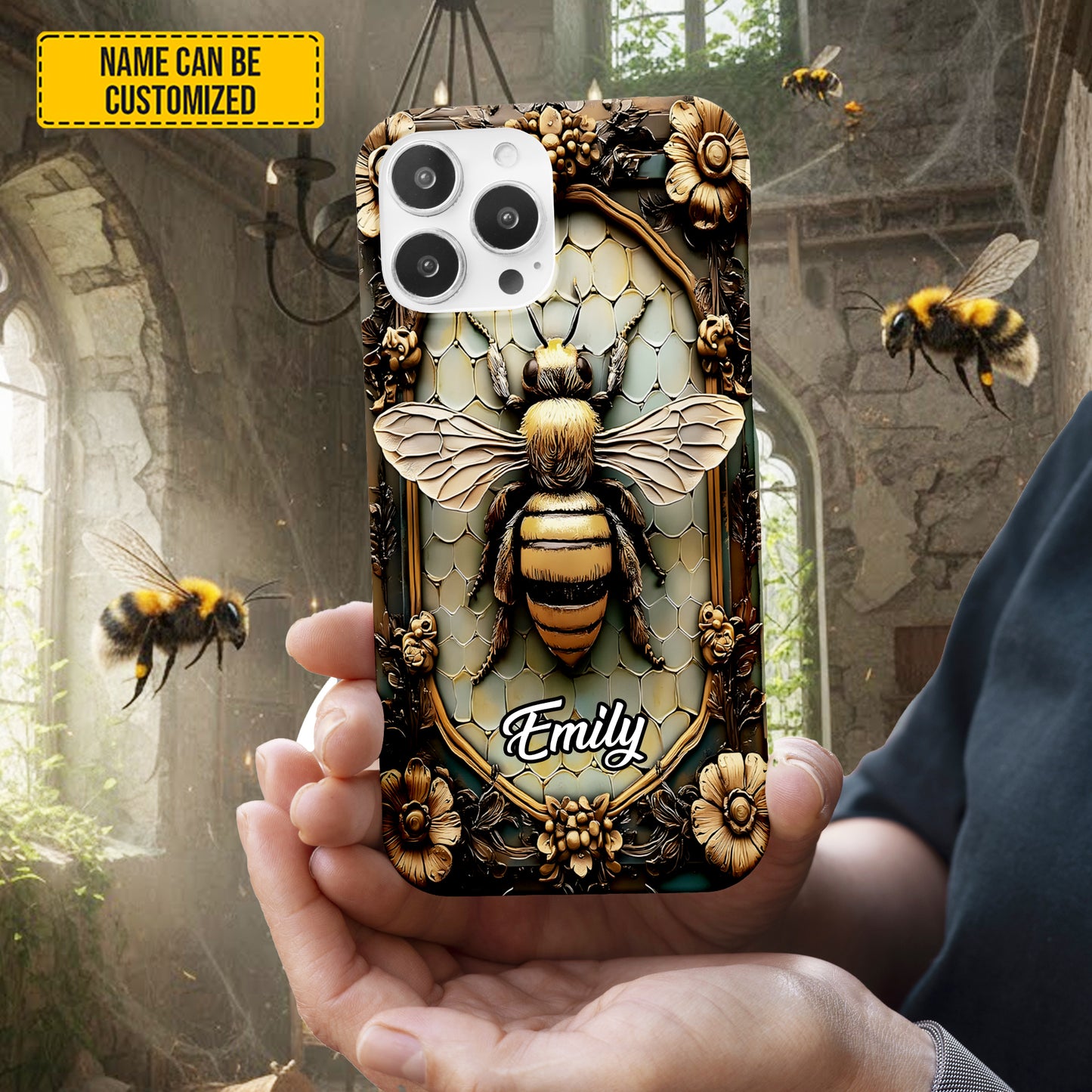 Personalized Bee-Inspired Phone Case