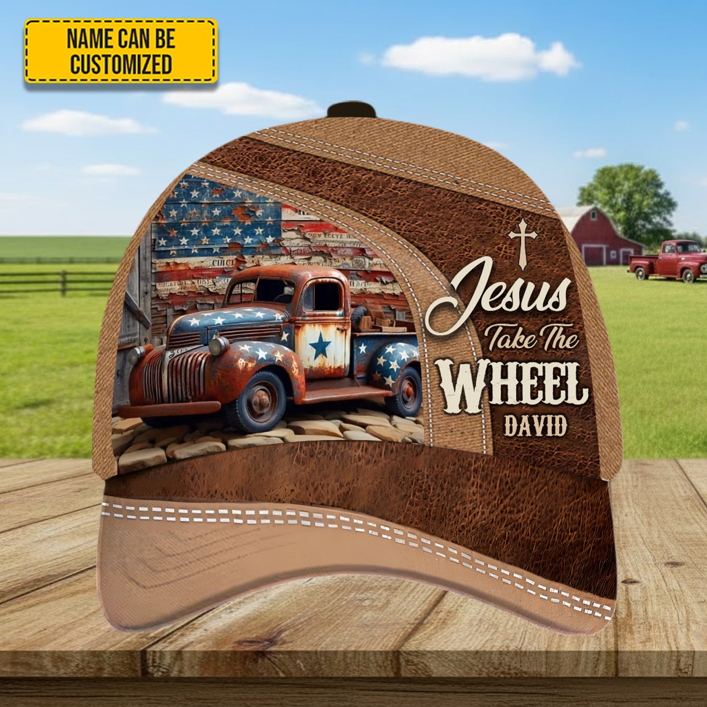 Jesus Take The Wheel - Personalized Classic Cap