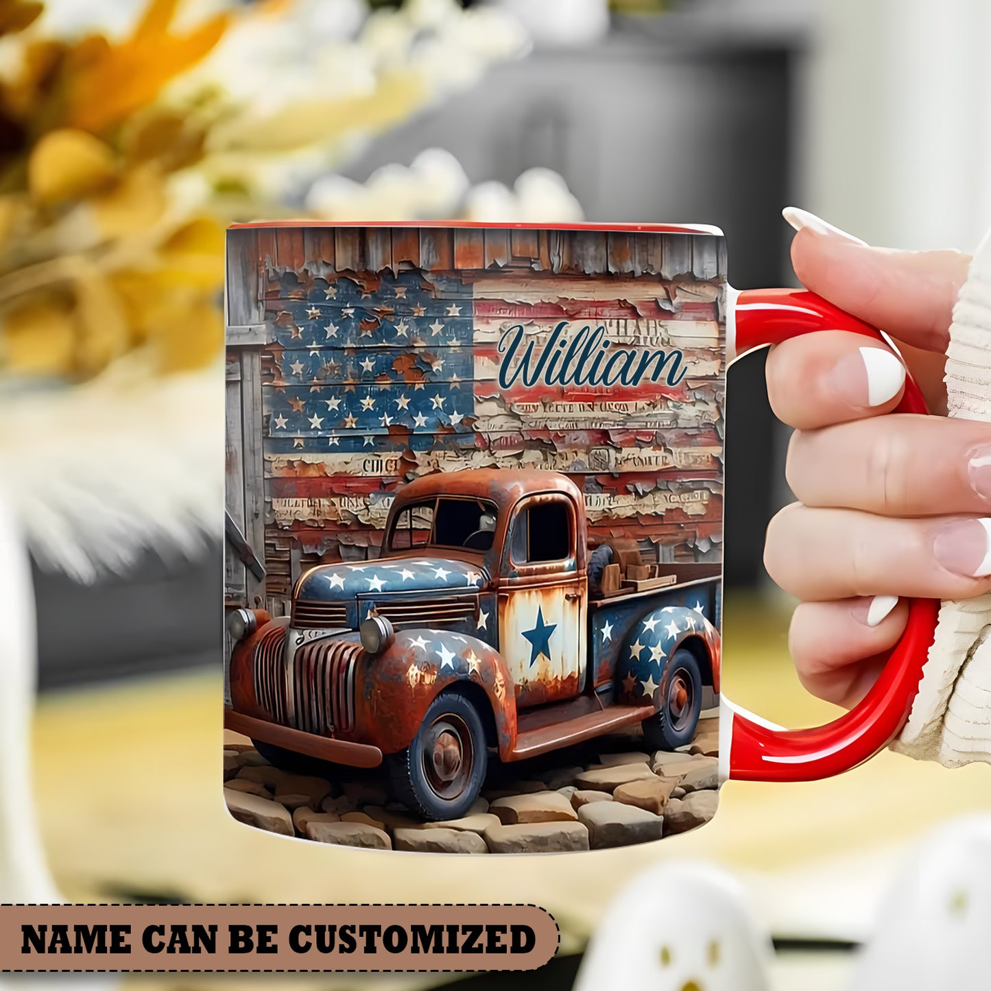 Truck Independence - Personalized Truck Accent Mug