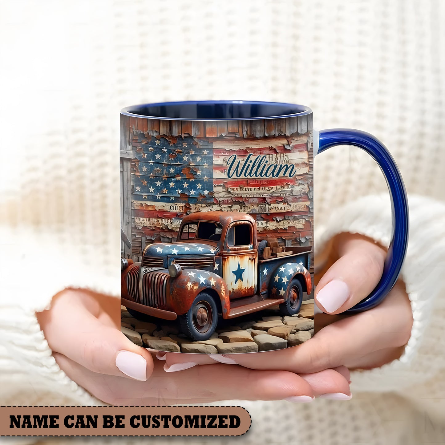 Truck Independence - Personalized Truck Accent Mug