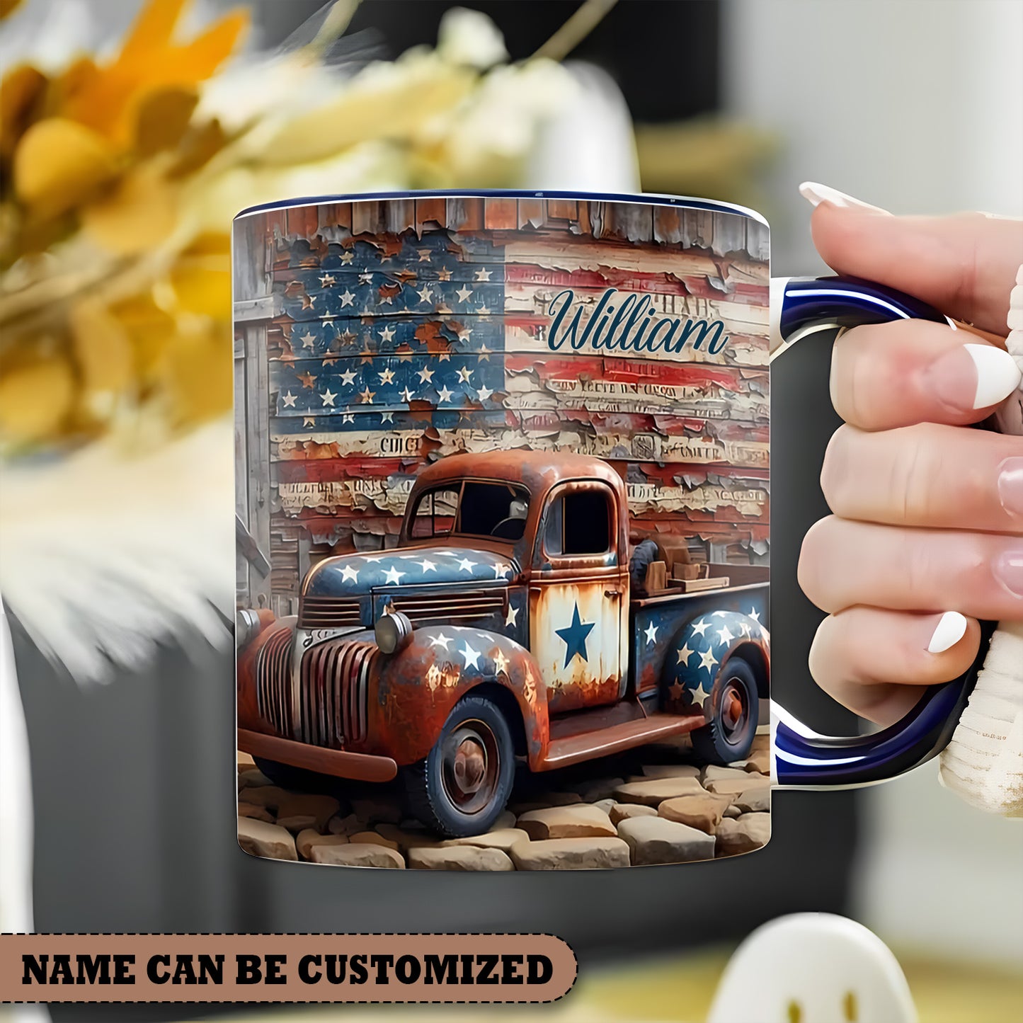 Truck Independence - Personalized Truck Accent Mug