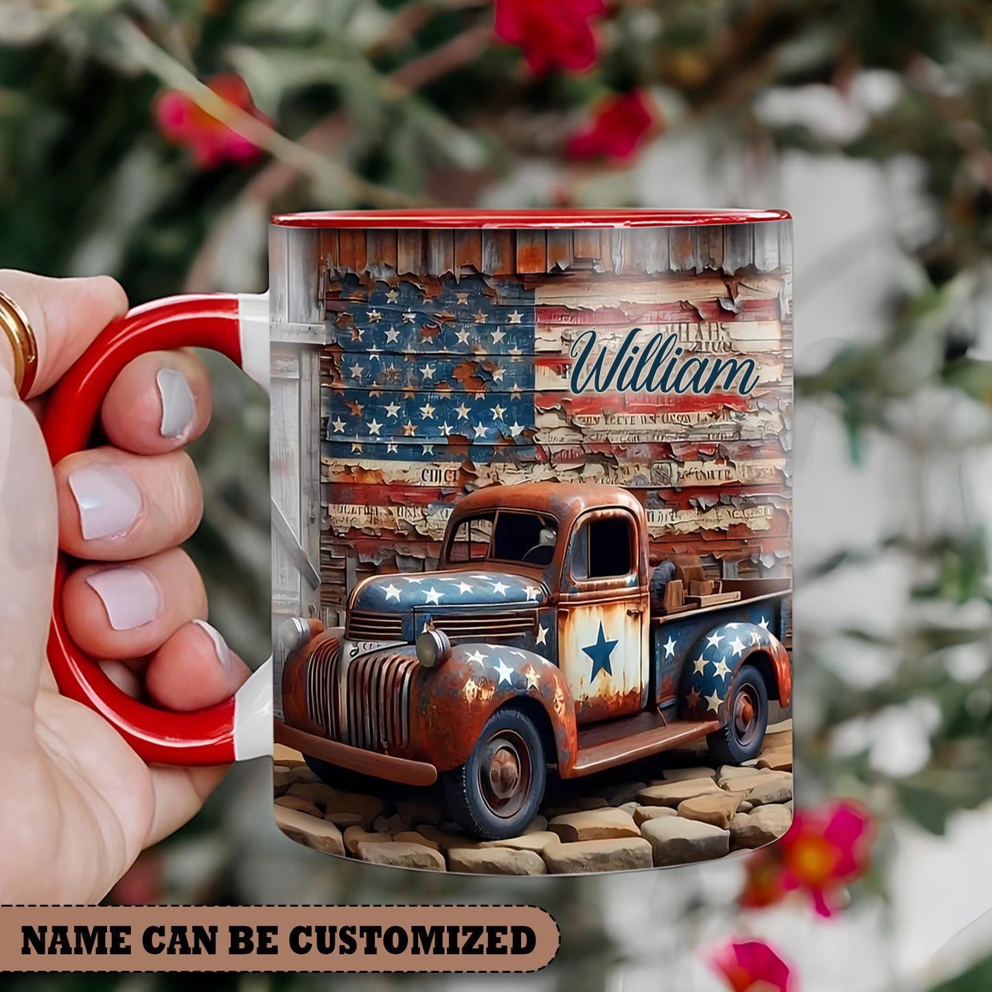 Truck Independence - Personalized Truck Accent Mug