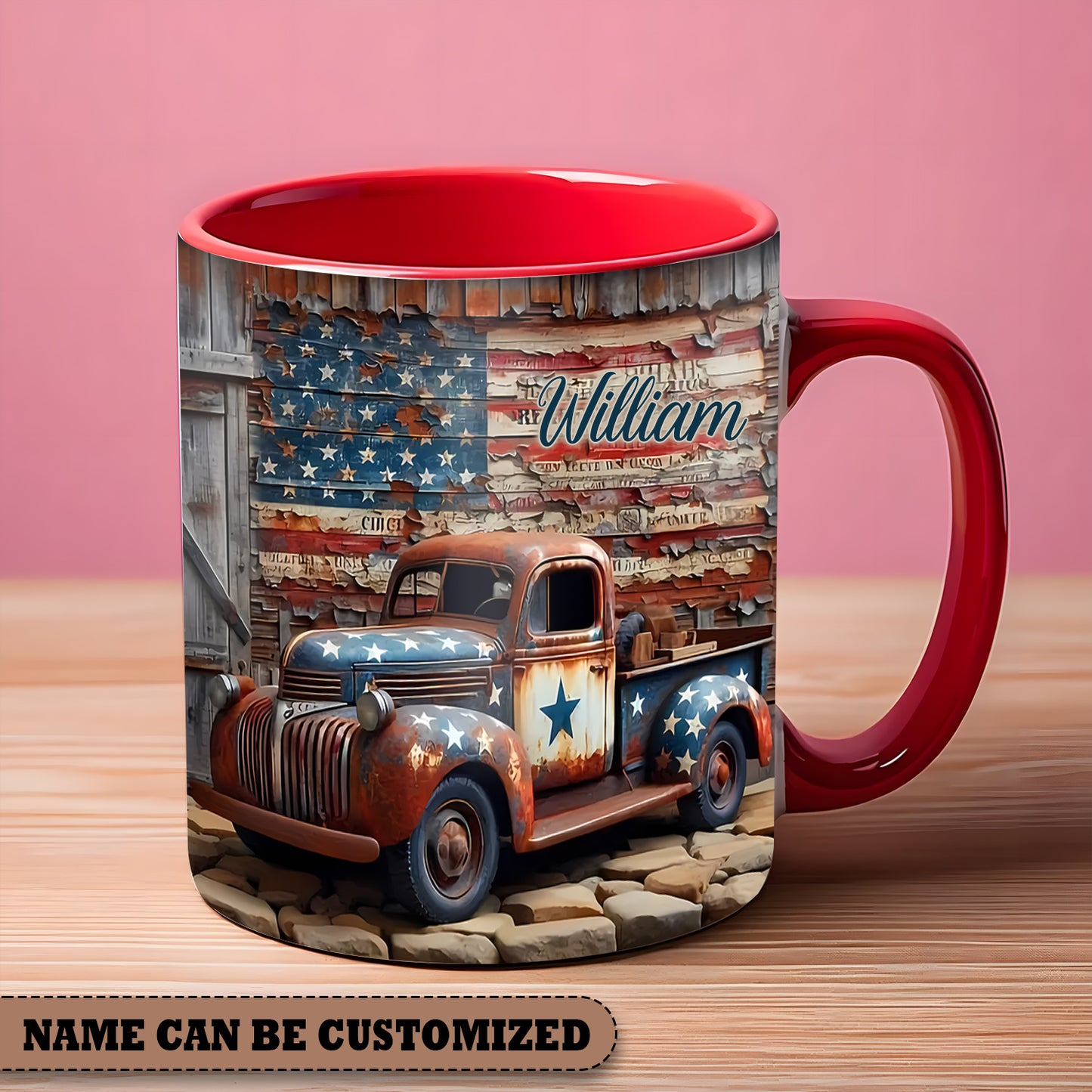 Truck Independence - Personalized Truck Accent Mug