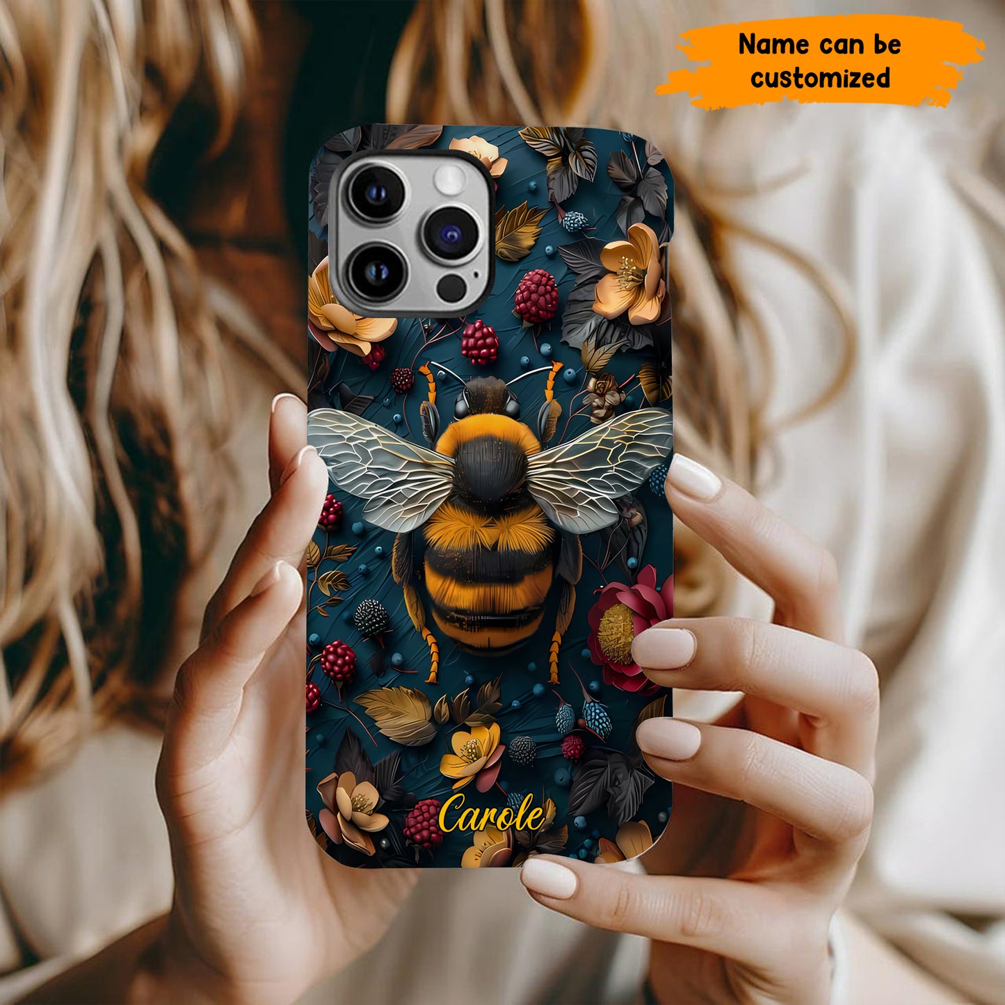 Bee & Floral Phone Case Phone Case