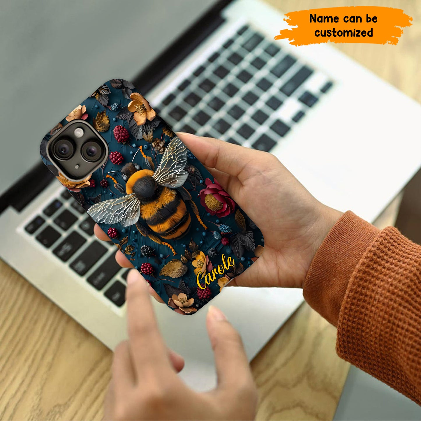 Bee & Floral Phone Case Phone Case