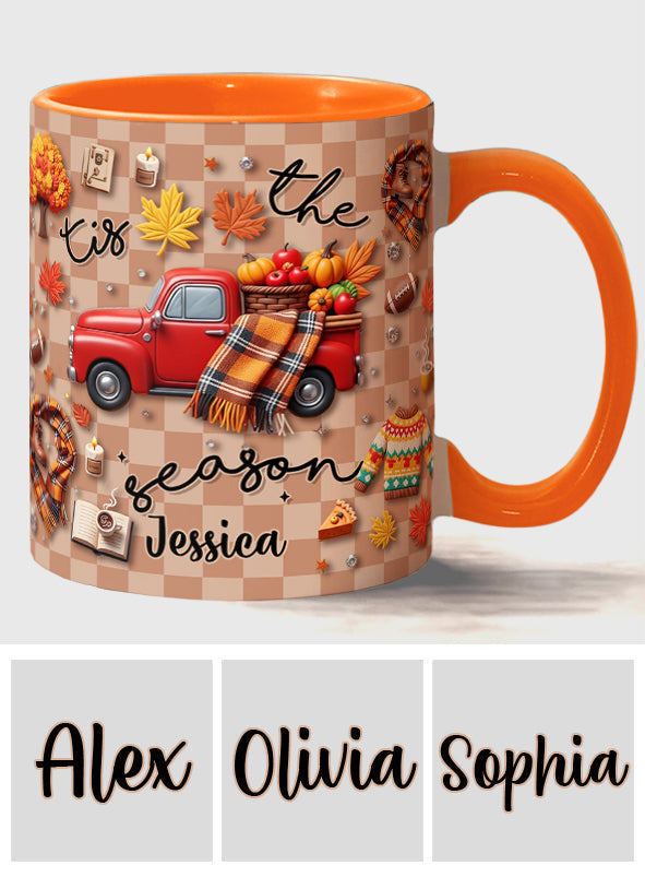 Tis The Season - Personalized Autumn Accent Mug