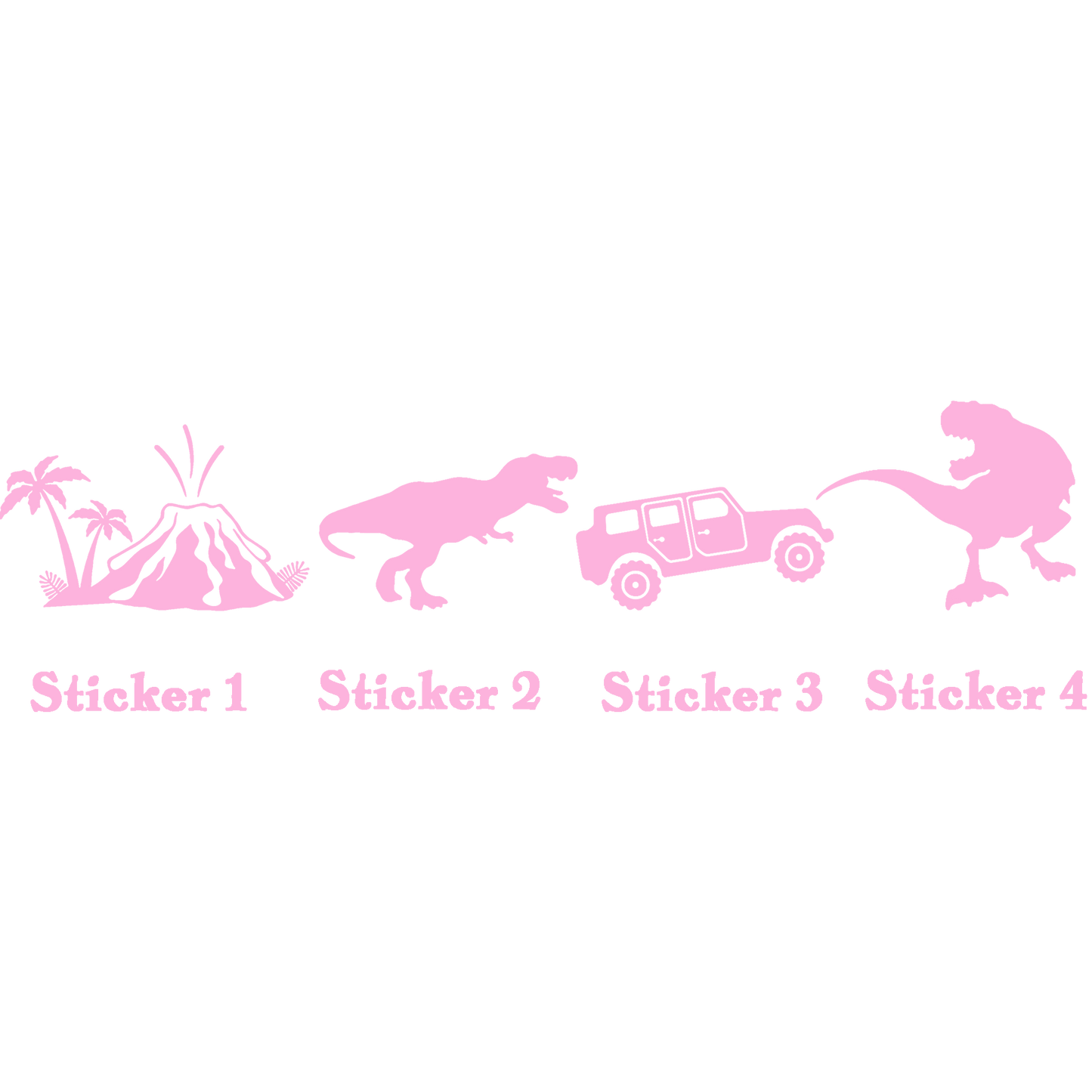 Set 4: Jurassic Adventure Stickers